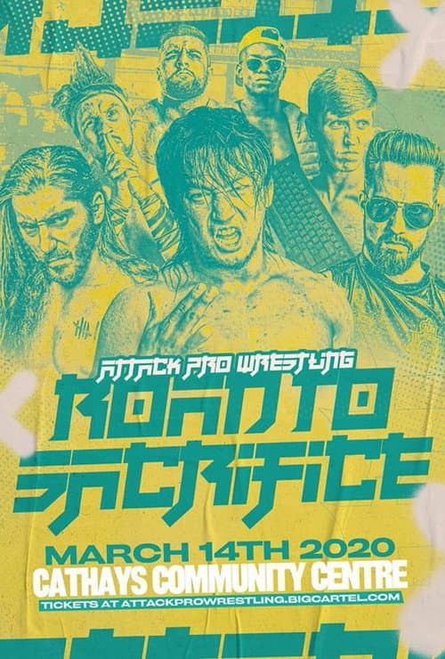 Poster for ATTACK! Pro Wrestling - Road To Sacrifice