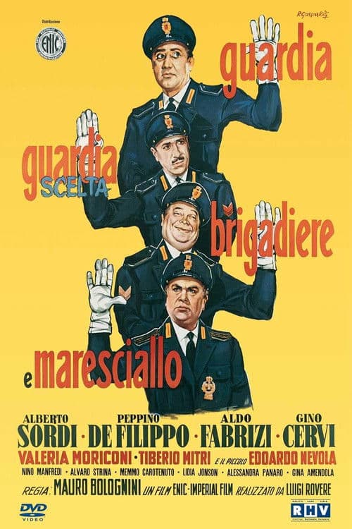 Poster for Guardia, guardia scelta, brigadiere e maresciallo