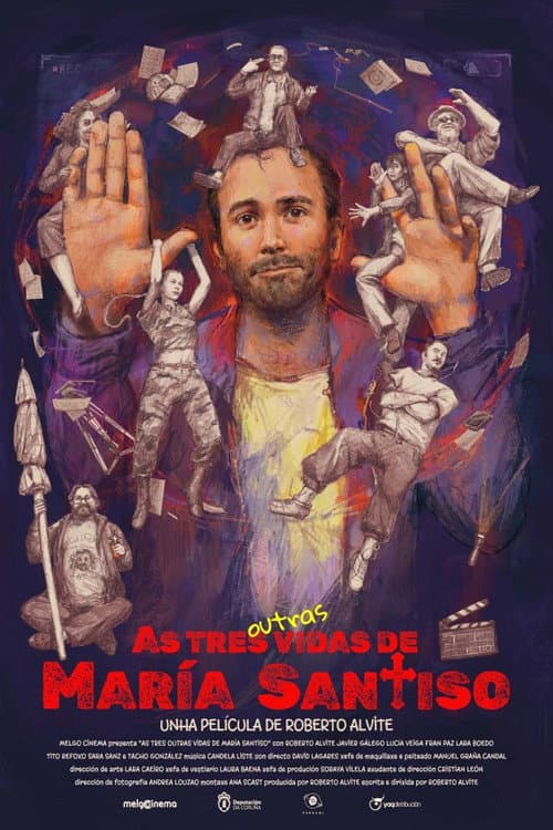 Poster for As tres outras vidas de Maria Santiso