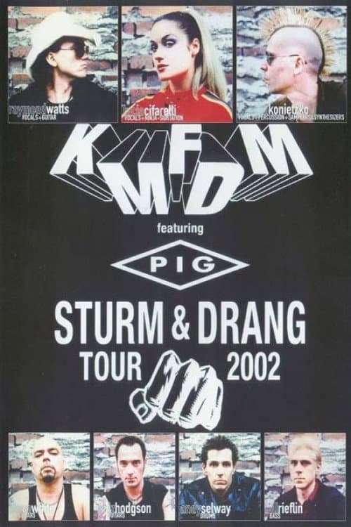 Poster for KMFDM: Sturm & Drang Tour 2002