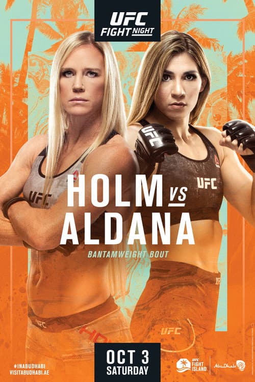 Poster for UFC on ESPN 16: Holm vs. Aldana