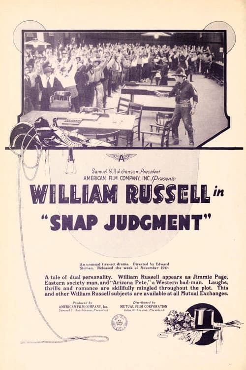 Poster for Snap Judgment