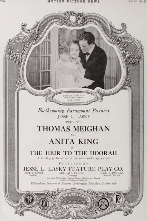 Poster for The Heir to the Hoorah