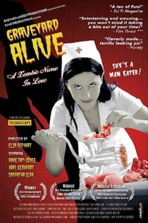 Poster for Graveyard Alive: A Zombie Nurse in Love
