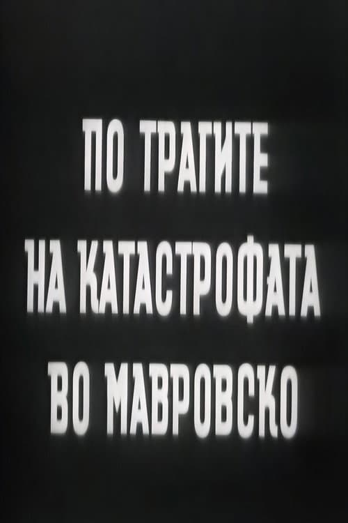 Poster for Following the Traces of the Mavrovo Catastrophe