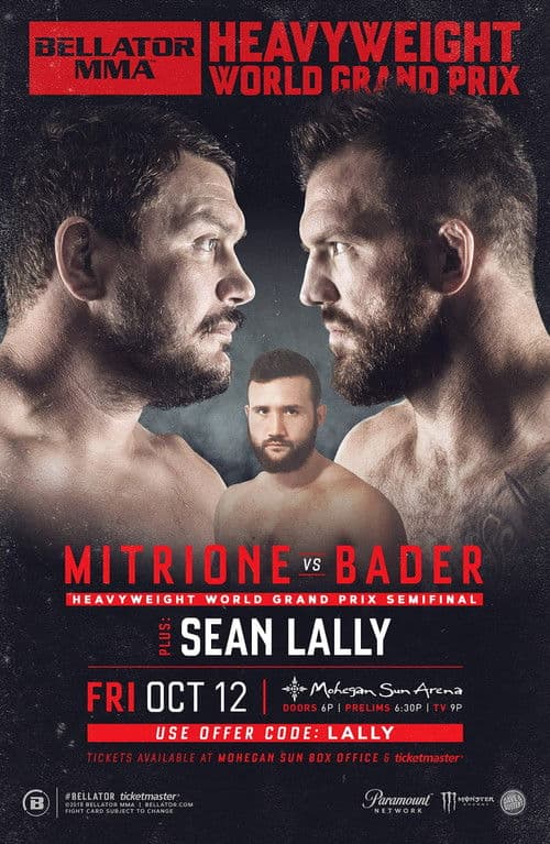 Poster for Bellator 207: Mitrione vs. Bader
