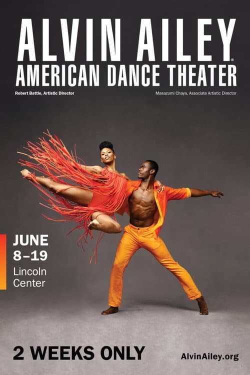 Poster for Lincoln Center at the movies presents Alvin Ailey American Dance Theater