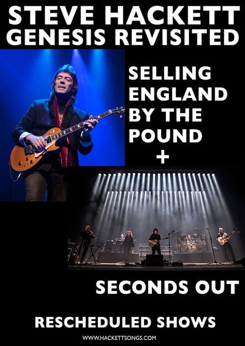 Poster for Steve Hackett – Foxtrot at Fifty + Hackett Highlights: Live in Brighton