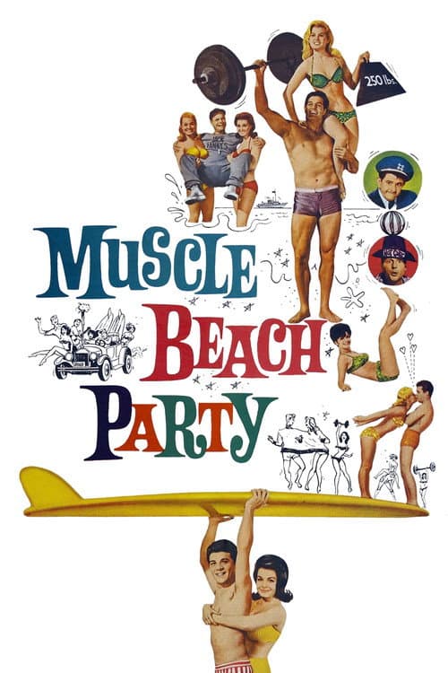 Poster for Muscle Beach Party
