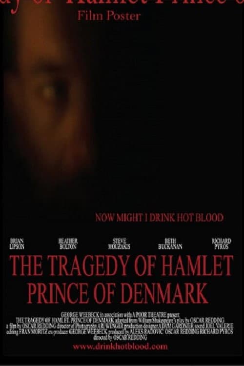 Poster for The Tragedy of Hamlet Prince of Denmark
