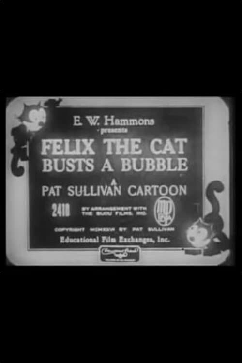 Poster for Felix the Cat Busts a Bubble