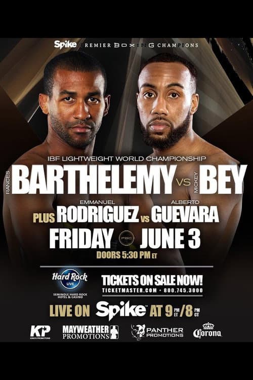 Poster for Rances Barthelemy vs. Mickey Bey