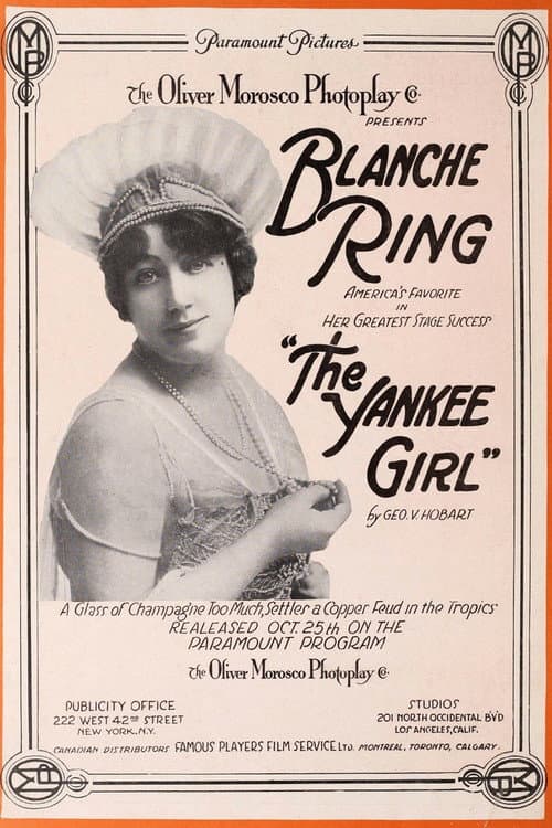 Poster for The Yankee Girl