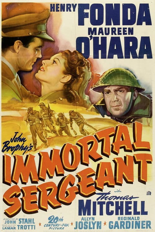 Poster for Immortal Sergeant