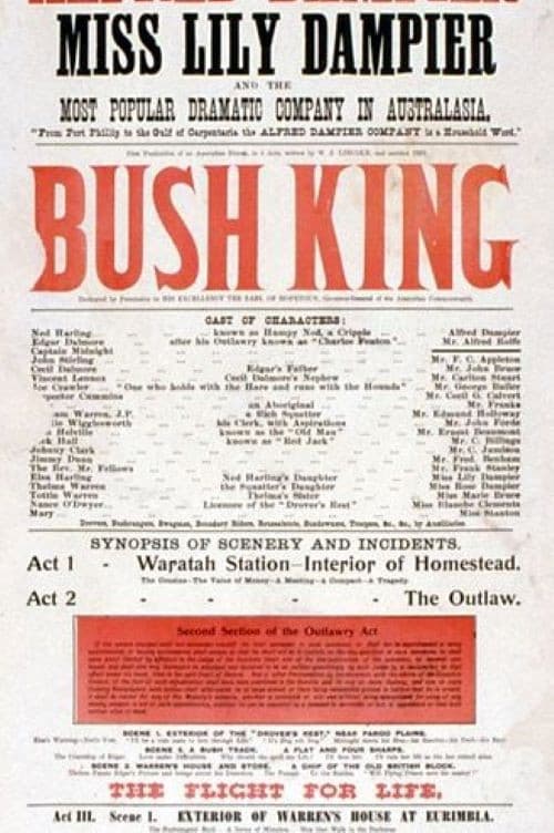 Poster for Captain Midnight, the Bush King