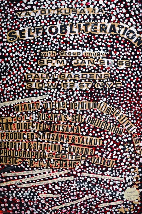 Poster for Kusama's Self-Obliteration