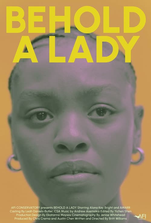 Poster for Behold A Lady