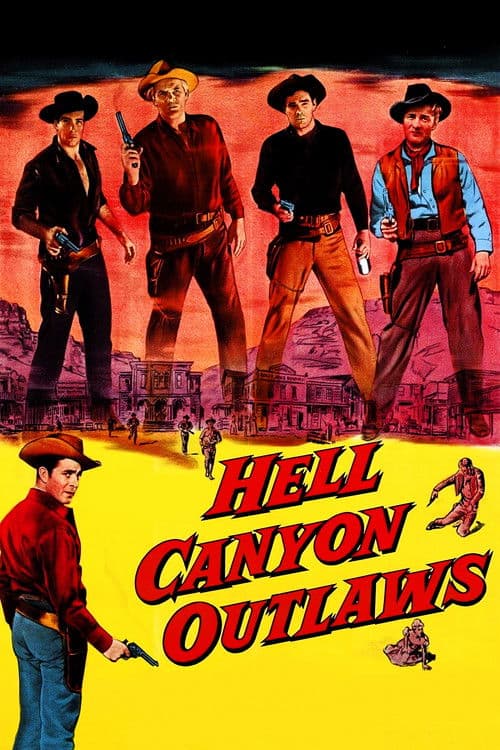 Poster for Hell Canyon Outlaws