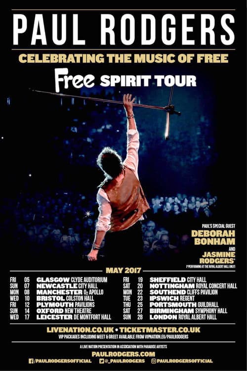 Poster for Paul Rodgers - Free Spirit