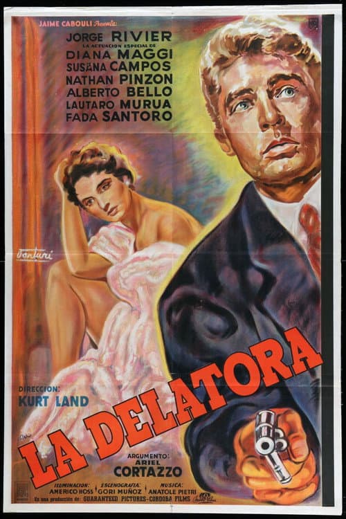 Poster for La delatora