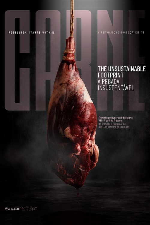 Poster for Carne: The Unsustainable Footprint