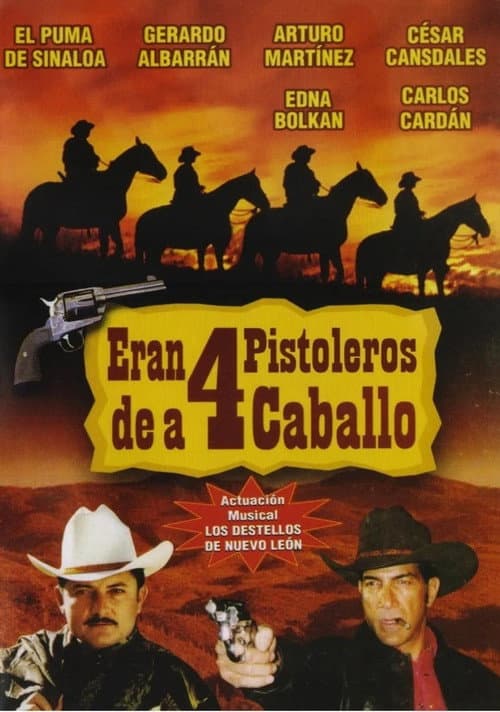 Poster for Eran 4 de caballo