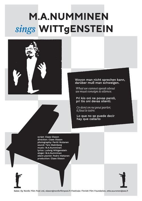 Poster for M.A. Numminen Sings Wittgenstein