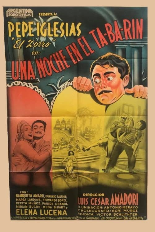 Poster for Una noche en el Ta-Ba-Rín
