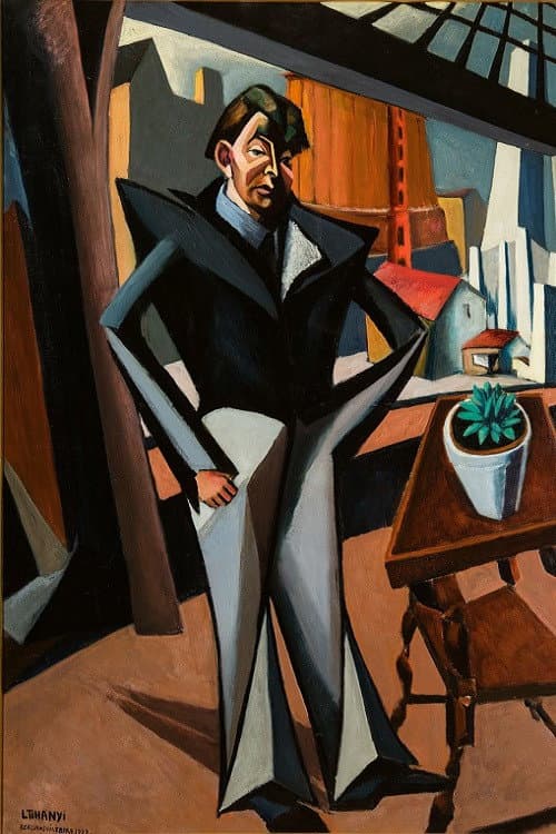 Poster for The man in the background