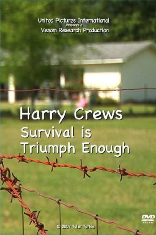 Poster for Harry Crews: Survival Is Triumph Enough