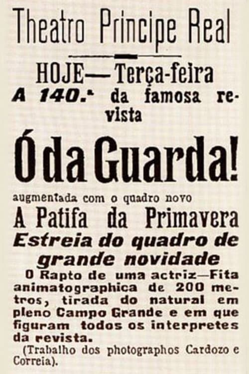 Poster for The Abduction of an Actress