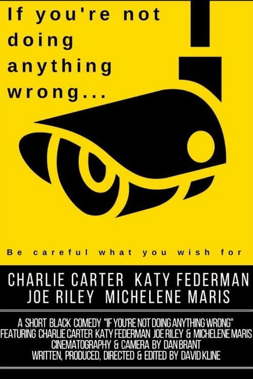 Poster for If You're Not Doing Anything Wrong