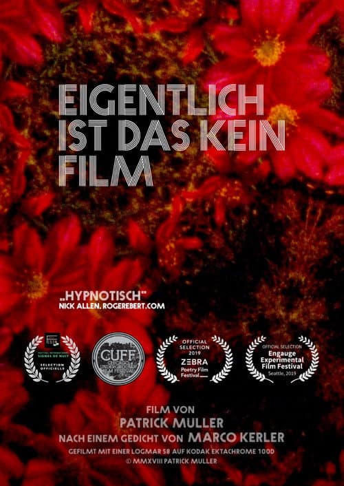 Poster for Actually, This Is Not a Film