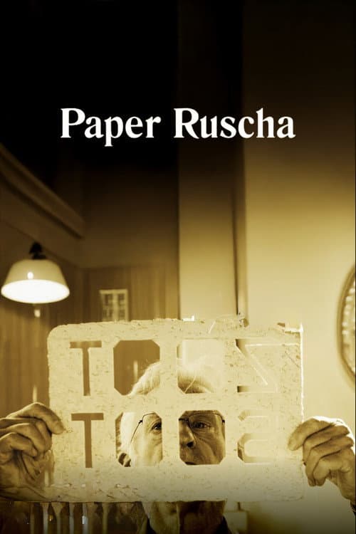 Poster for Paper Ruscha