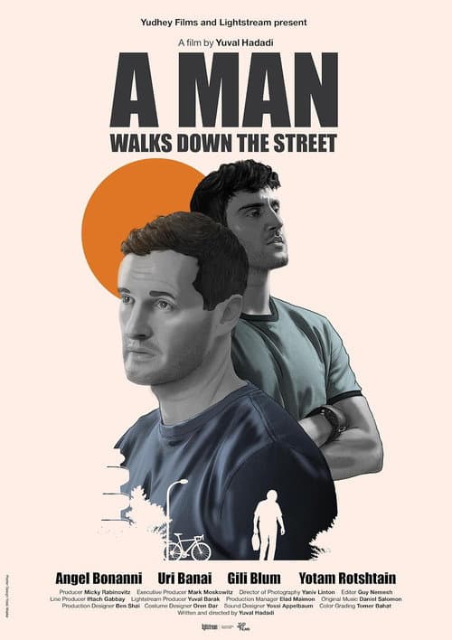Poster for A Man Walks Down the Street