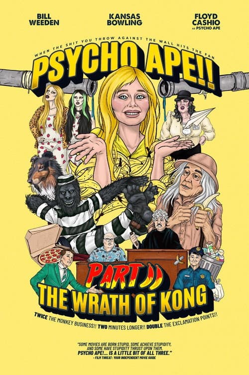 Poster for Psycho Ape!! Part II: The Wrath of Kong