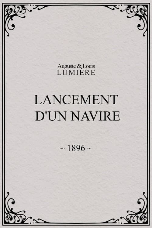 Poster for Launching of a Ship