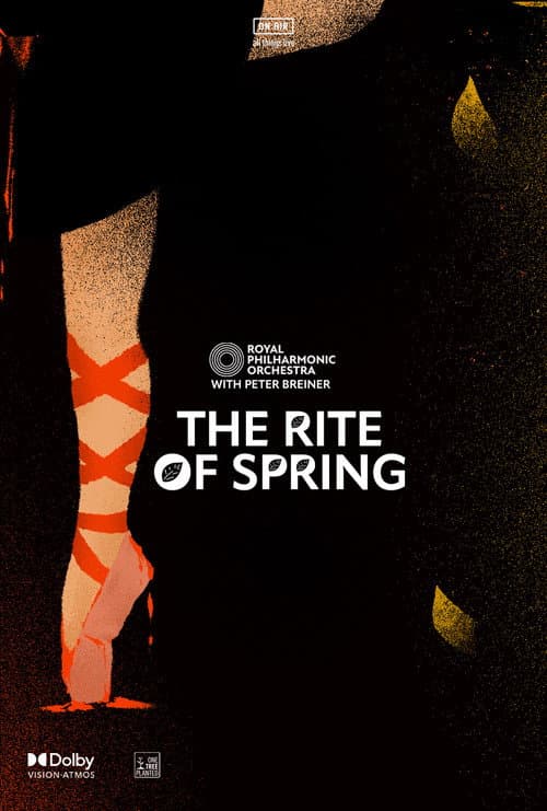 Poster for Igor Stravinsky's The Rite of Spring performed by The Royal Philharmonic Orchestra