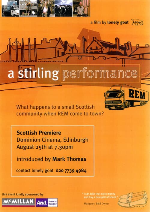 Poster for R.E.M.: A Stirling Performance