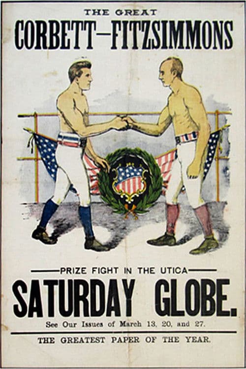 Poster for The Corbett-Fitzsimmons Fight