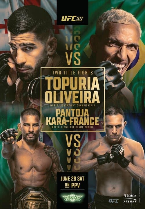 Poster for UFC 317: Topuria vs. Oliveira