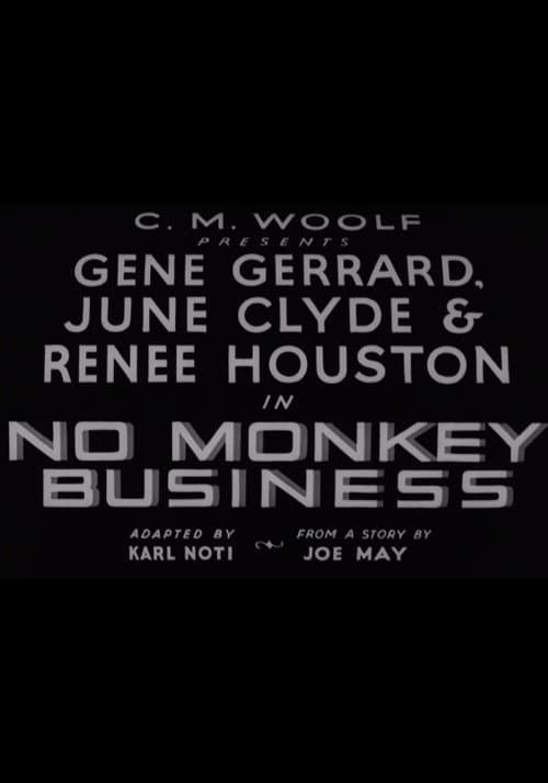 Poster for No Monkey Business