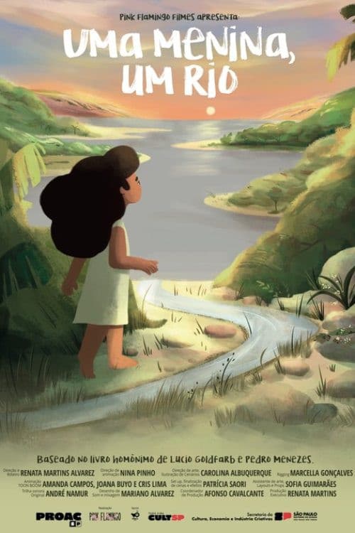 Poster for Uma Menina, Um Rio