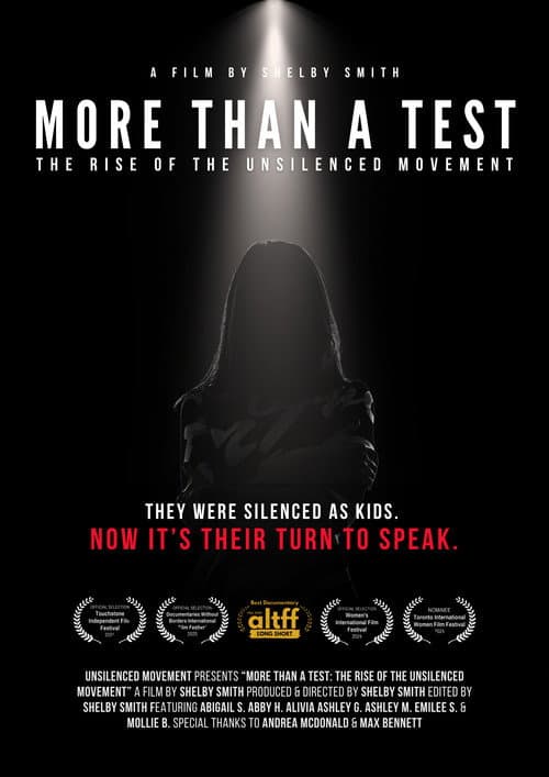Poster for More Than a Test: The Rise of the Unsilenced Movement