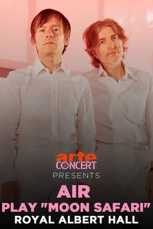 Poster for Air play "Moon Safari" @ Royal Albert Hall
