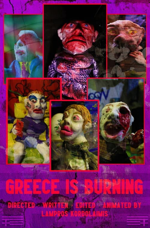 Poster for Greece is Burning