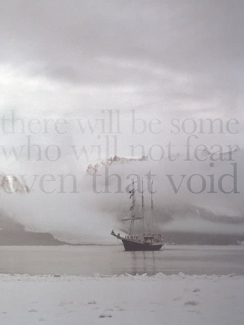 Poster for There Will Be Some Who Will Not Fear Even That Void