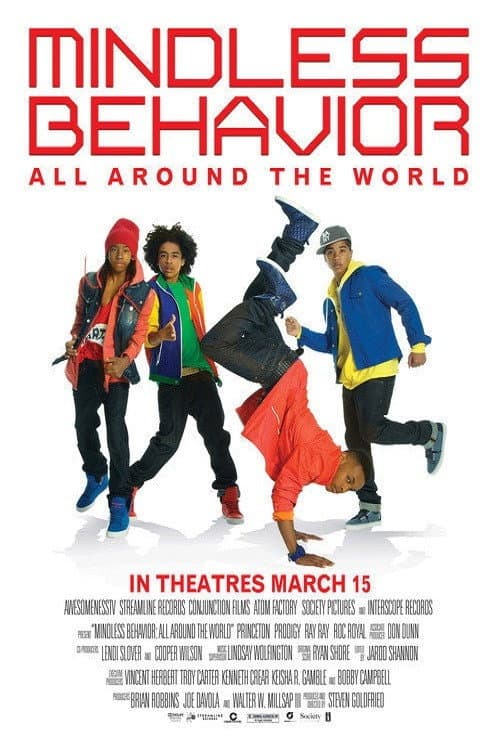 Poster for Mindless Behavior: All Around the World