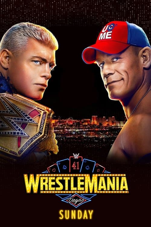 Poster for WrestleMania 41: Sunday