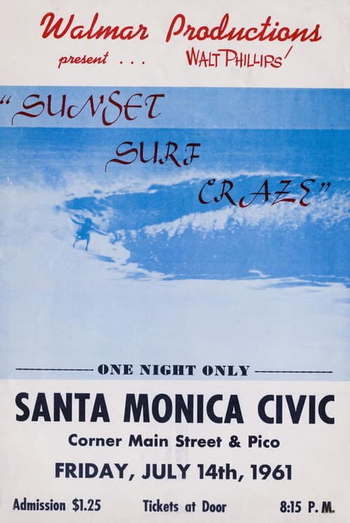 Poster for Sunset Surf Craze